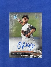 2017 Bowman Chrome Ofelky Peralta Prospect Autograph Auto #CPA-OP Orioles rookie