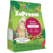 Mezcla de pellets y semillas ZuPreem Smart Selects, 2,5 libras (paquete de 1), multicolor