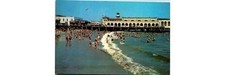 Ocean City NJ Cape Hall Beach People c1950s Postcard: Kodachrome K-2725