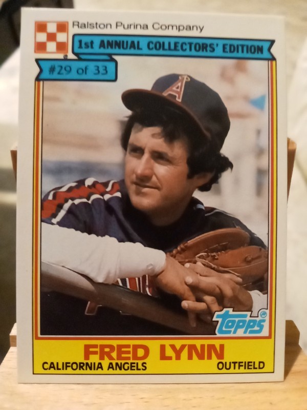 1984 Topps Ralston Purina - Fred Lynn #29