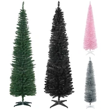 HOMCOM 7' Artificial Christmas Tree Holiday Home Décor, 499 Tips