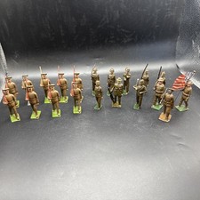 Vintage Lead Soldiers Mixed Lot Of 20 Military 1930s/1940s Made In Japan