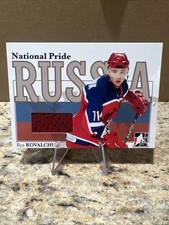 2005-06 ITG- National Pride Ilya Kovalchuk JERSEY PATCH Russia Atlanta Thrashers