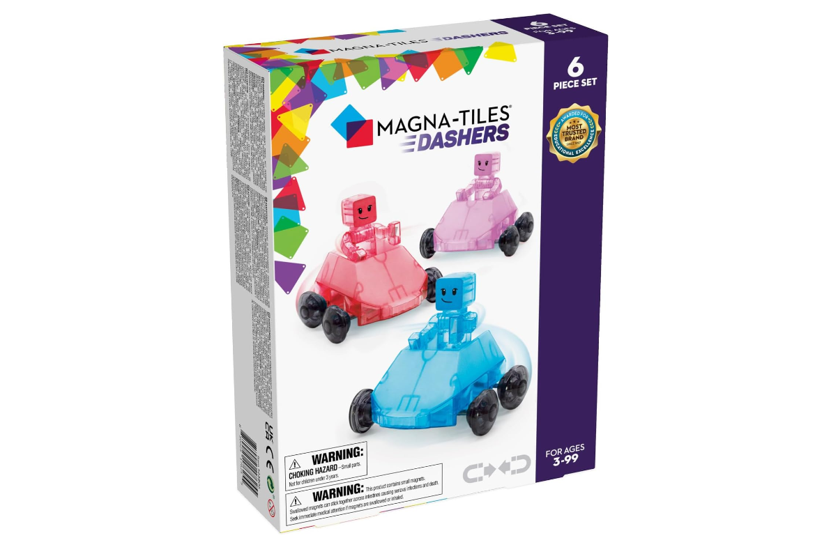 MAGNA-TILES Dashers 6-Piece Magnetic Building Set with Free Shipping