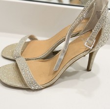 Women  s Wedding Open Toe Heels Elegant Bridal Dress Shoes Used