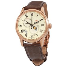 Orient Sun and Moon Automatic Champagne Dial Men's Watch RA-AK0007S10B