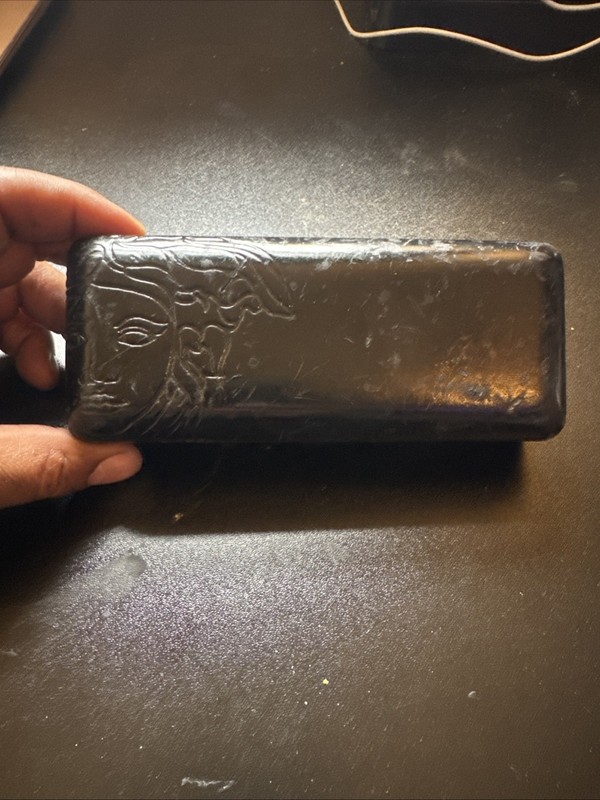 NEW VERSACE BLACK SMALL AUTHENTIC EYEGLASSES SUNGLASSES CASE W/CLOTH