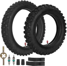 Front 2.75-12 Rear 3.00-10 Tire and Inner Tube Sets for CRF70 CRF110 DRZ110... 