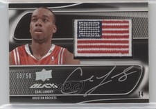 2008-09 UD Black Flag Patch Auto 39/50 Carl Landry #US-CL Patch Auto 1l3q