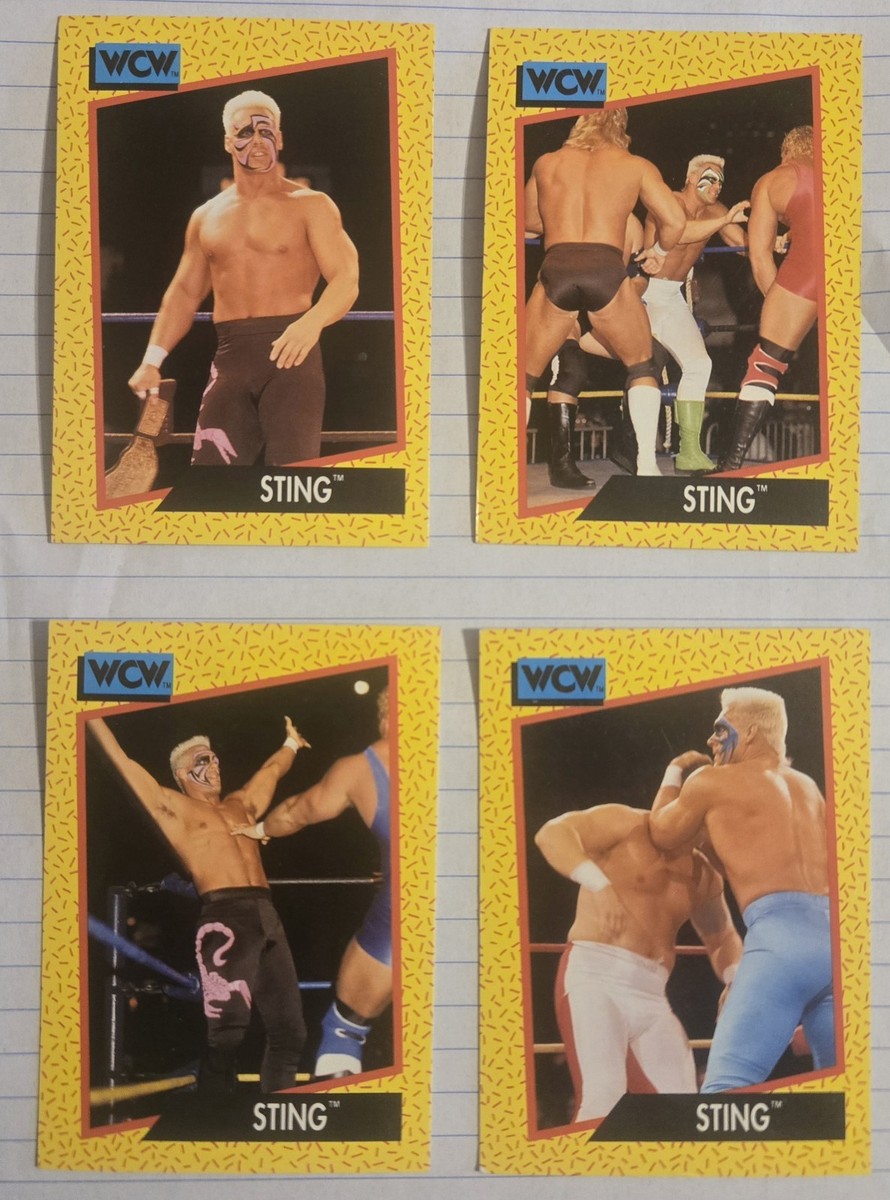 1991 STING WCW 5 Card Lot AS IS Z2 | eBay