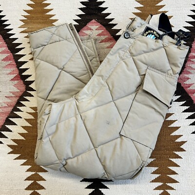 Vintage 60s Eddie Bauer Kara Koram Blizzard Proof Goose Down Snow Pants Sz M
