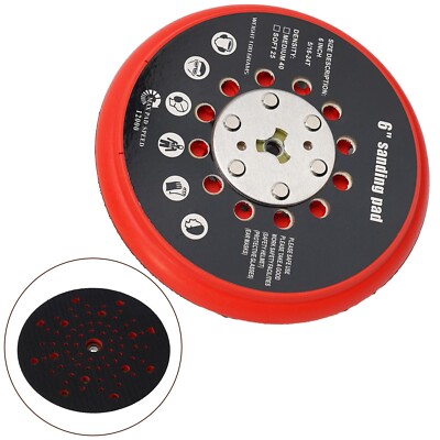Sanding Pad Medium 6 Zoll mit Hook and Loop Multi Loch Backup f??r RSM6045
