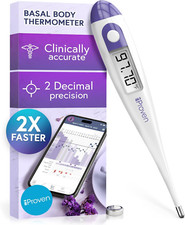 Basal Body Thermometer - Ovulation Predictor - BBT for Fertility Tracking - W...
