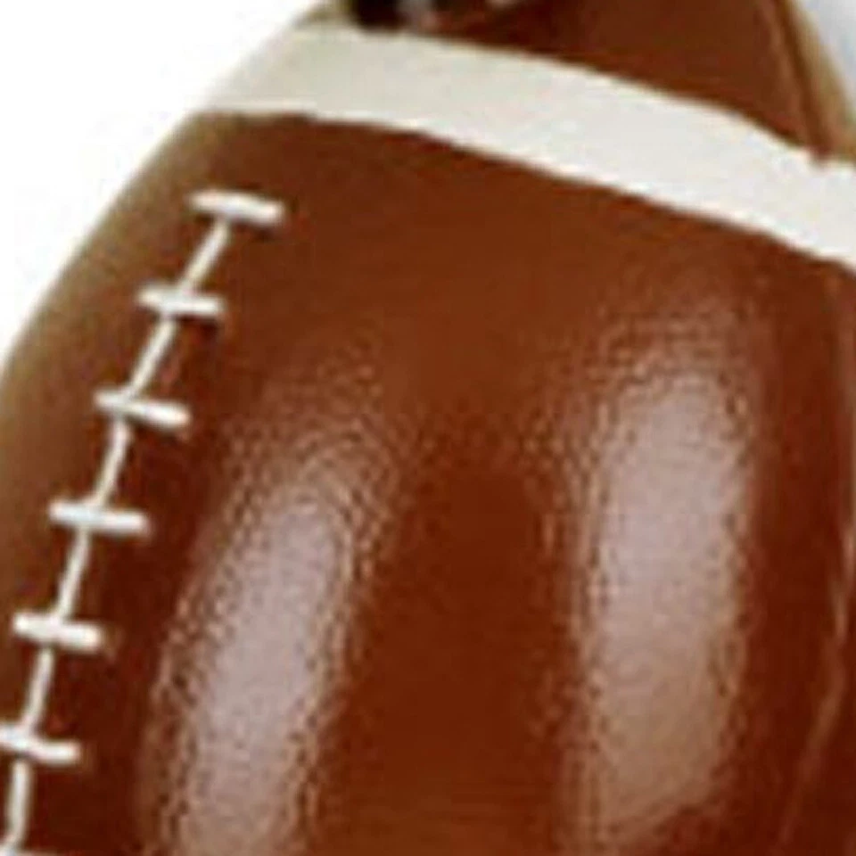 Football Shaped Table Lamp with White Shade - Image 3 of 4