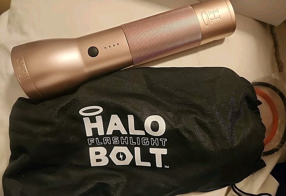 Halo Bolt Flashlight Rechargeable Lithium Car Jump Starter Model HBFL