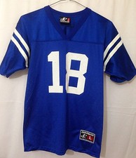 Peyton Manning Football Jersey 18 Indianapolis Colts NFL Youth size Large 14-16