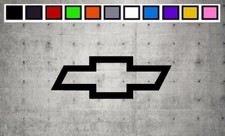 Chevy Logo Vinyl Decal Sticker Emblem Car Truck Window 4 6 8 Chevy Logo Vinyl Decal Sticker Emblem Car Truck Window 4 6 8