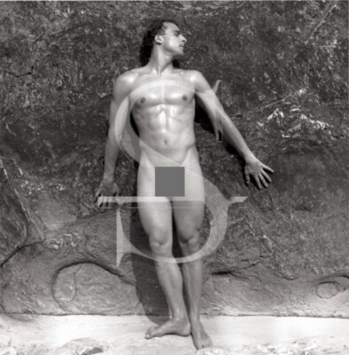 PE02-01 Athlete Exposed (B&W Nude Male)
