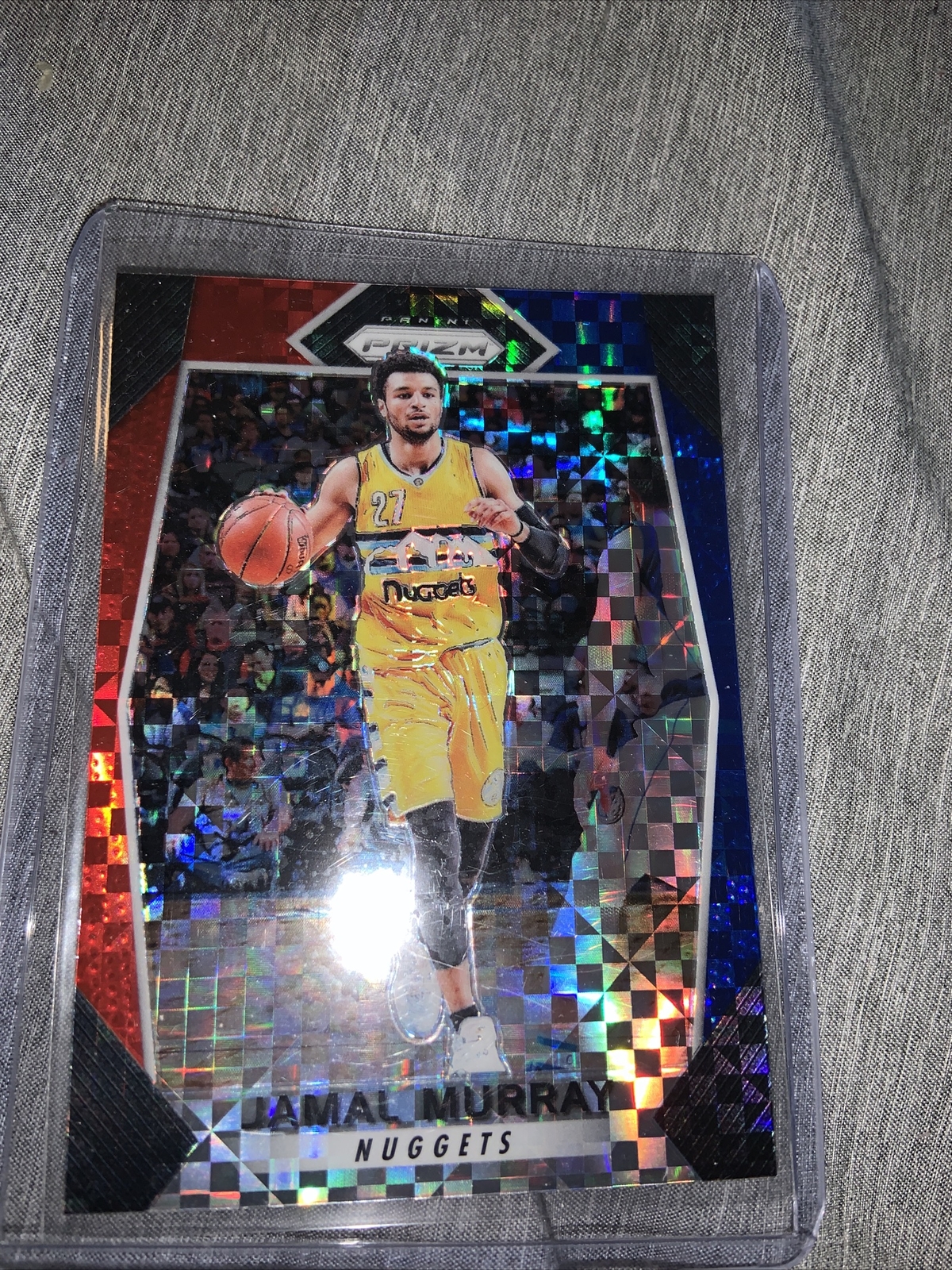 Jamal Murray 2017-18 Panini Prizm SP Red White Blue Prizm #167 Nuggets 2nd Year!