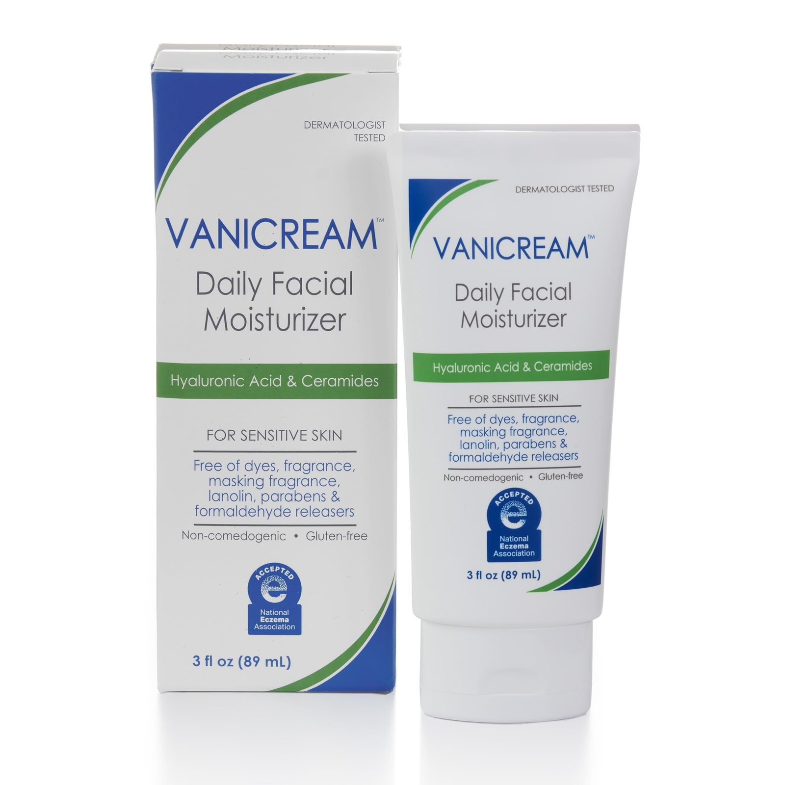 Vanicream Daily Facial Moisturizer With Ceramides and Hyaluronic Acid - Formu...