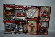 Trevco 8 Nascar Ornaments 5 Different Nascar Drivers