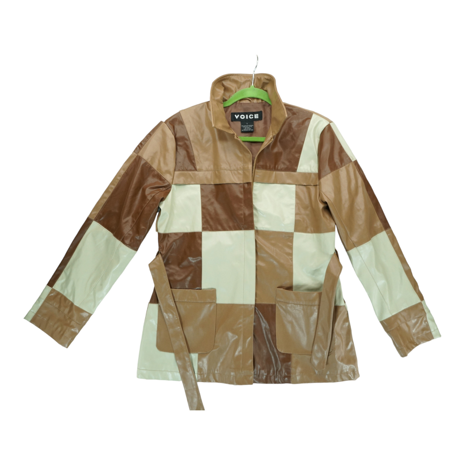 Vintage Voice Patchwork Jacket Brown-Multi RN4053… - image 1