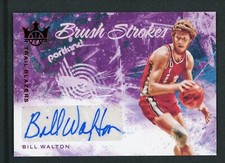 2021-22 BILL WALTON 25/49 AUTO PANINI COURT KINGS BRUSH STROKES AUTOGRAPHS