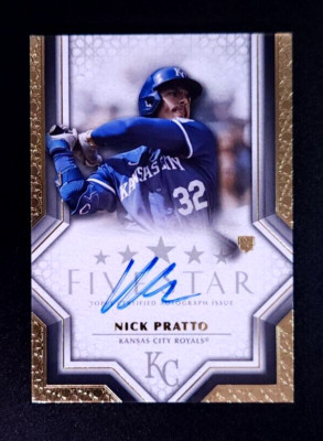 2023 Topps Five Star Nick Pratto Five Star Rookie Autograph Auto RC #FSA-NPR