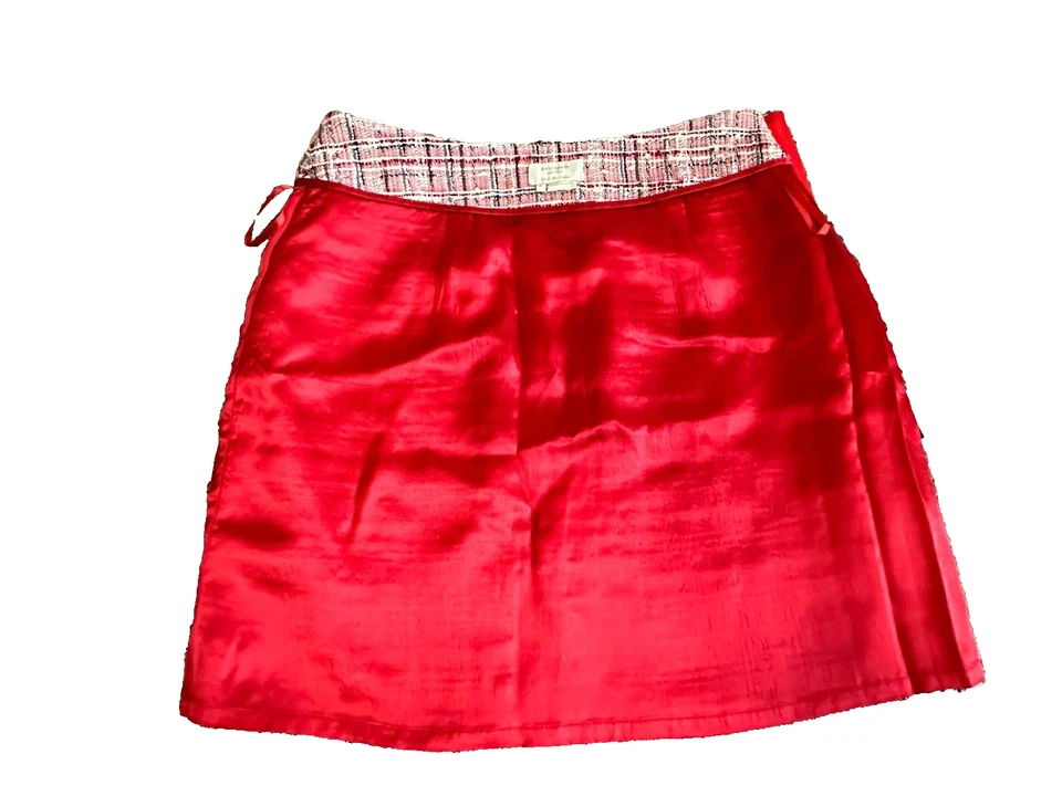 Falda Kate Spade The Rules Rosa Tweed Falda Lápiz Hasta la Rodilla Talla 6 Foto 3 de 4