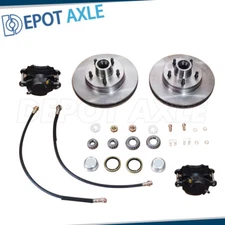 Squarebody Disc Brake Spindle Components 1.25" Rotor For 1973-87 Chevy C10 5 Lug