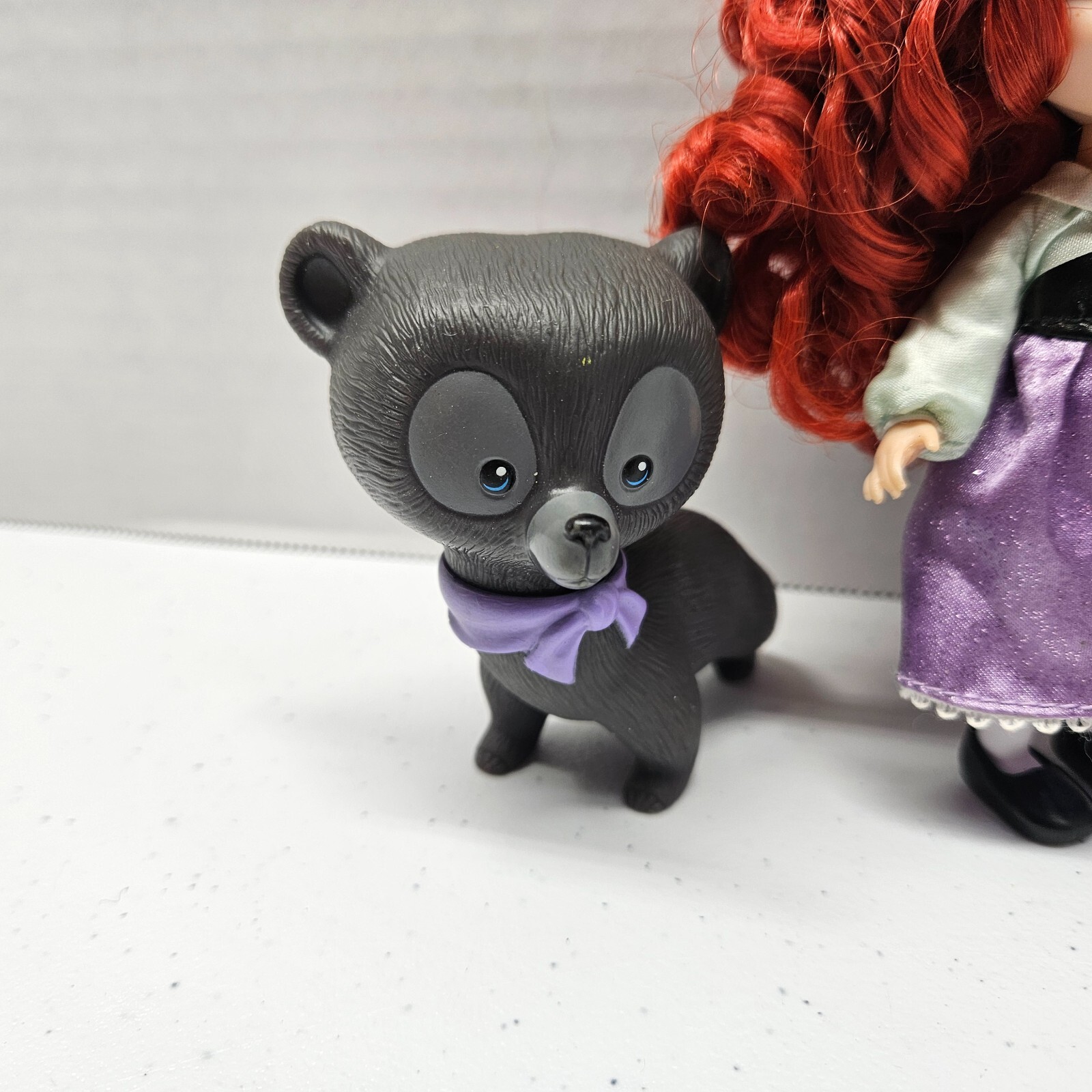 Disney Animators Collection 5" MERIDA Mini Brave Doll & 2 Bear Brothers Figures