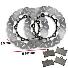 MF3862 Dischi e Pastiglie Freno Anteriore Malossi TMax 530 560 2012 - 2026 Whoop