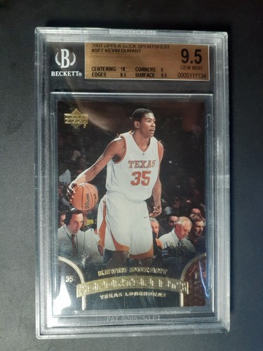Kevin Durant 2007 Upper Deck Sportsfest SF 7 Rookie Card RC BGS 9 5 