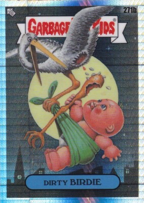 DIRTY BIRDIE TOPPS CHROME GARBAGE PAIL KIDS GPK OS7 PRISM REFRACTOR #271B 2024
