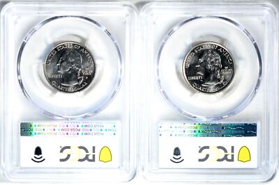 20th Anniversary WI Extra Leaf Low & High Quarters PCGS MS65 | eBay
