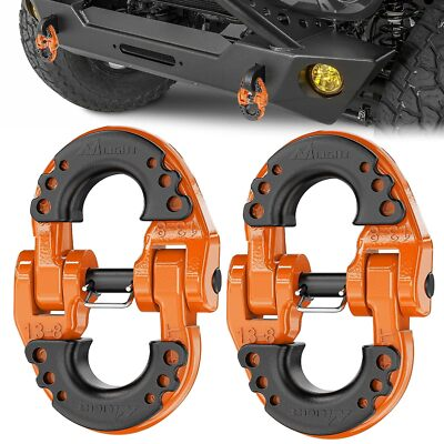 #ad Nilight Safety Chain Connector Link 1 2In Tow Hitch Hammerlock Coupling Link $35.99