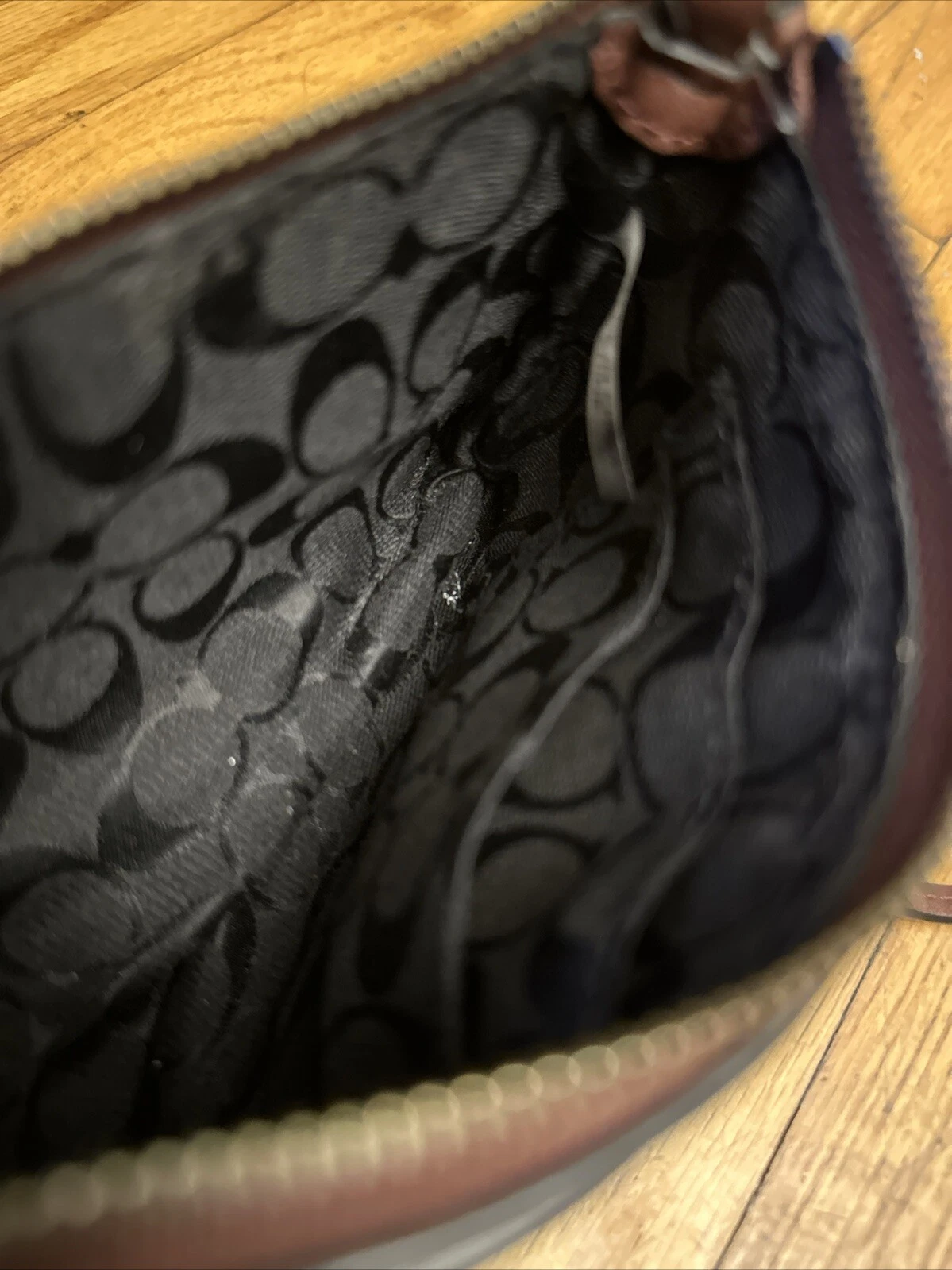 Coach Bleecker Braccialetto in pelle rosso mattone