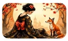 Hayleybug 1 oz Whispers in the Grove Fox silver Art Bar w/ COA mintage 15