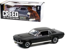 1967 Ford Mustang Coupe Matt Black (Adonis Creed's) "Creed" (2015) Movie 1/18 Di