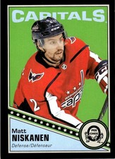 2019-20 O-Pee-Chee Retro Black Border Matt Niskanen 066/100 Washington Capitals