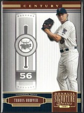 Travis Bowyer RC Rookie Card 2005 Donruss Signature Century Proof Gold /25 Twins. rookie card picture
