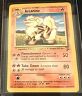Pokémon TCG Arcanine Base Set 2 33/130 Regular Unlimited Uncommon MP