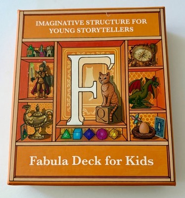 Fabula Deck for Kids Educational & Creative Storytelling 34 Cards 1 Die Complete