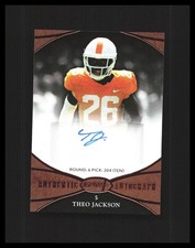 2022 Theo Jackson Rookie Auto SAGE Aspire Bronze Foil #ASP-TJ Minnesota Vikings