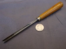 Herring Bros. London Wood Carving Gouge Chisel #6 Sweep 1/4" Cut 8-3/4" Long