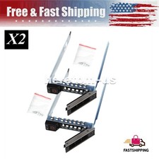 2PCS DXD9H 0DXD9H 2.5" Hard Drive Tray Caddy Dell PowerEdge gen14 gen15 gen16