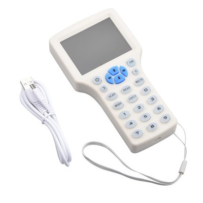 10 Frequency RFID/NFC Smart Card Reader Elevator Writer Copier IC ID Sensor