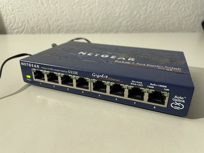 NETGEAR ProSafe GS108 V2   8-Port Gigabit 