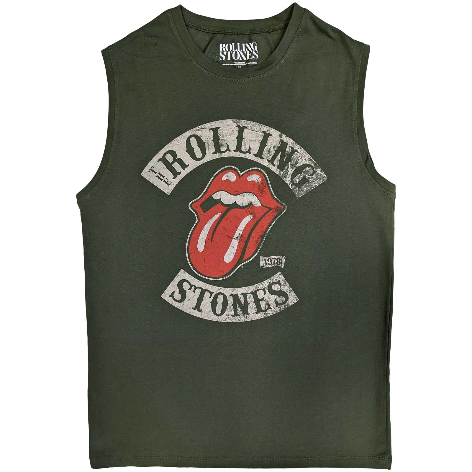 The Rolling Stones Tank T-Shirt: Tour 78 OFFICIAL NEW
