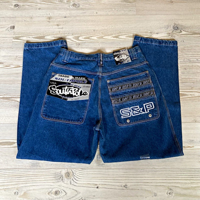 Southpole Baggy Jeans 34 NEU Vintage Hip-Hop Pelle Pelle Fubu Karl Kani Ecko 